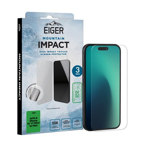 Eiger Mountain Impact iPhone 17 Pro / 17 / 16 Pro (3 Pack)